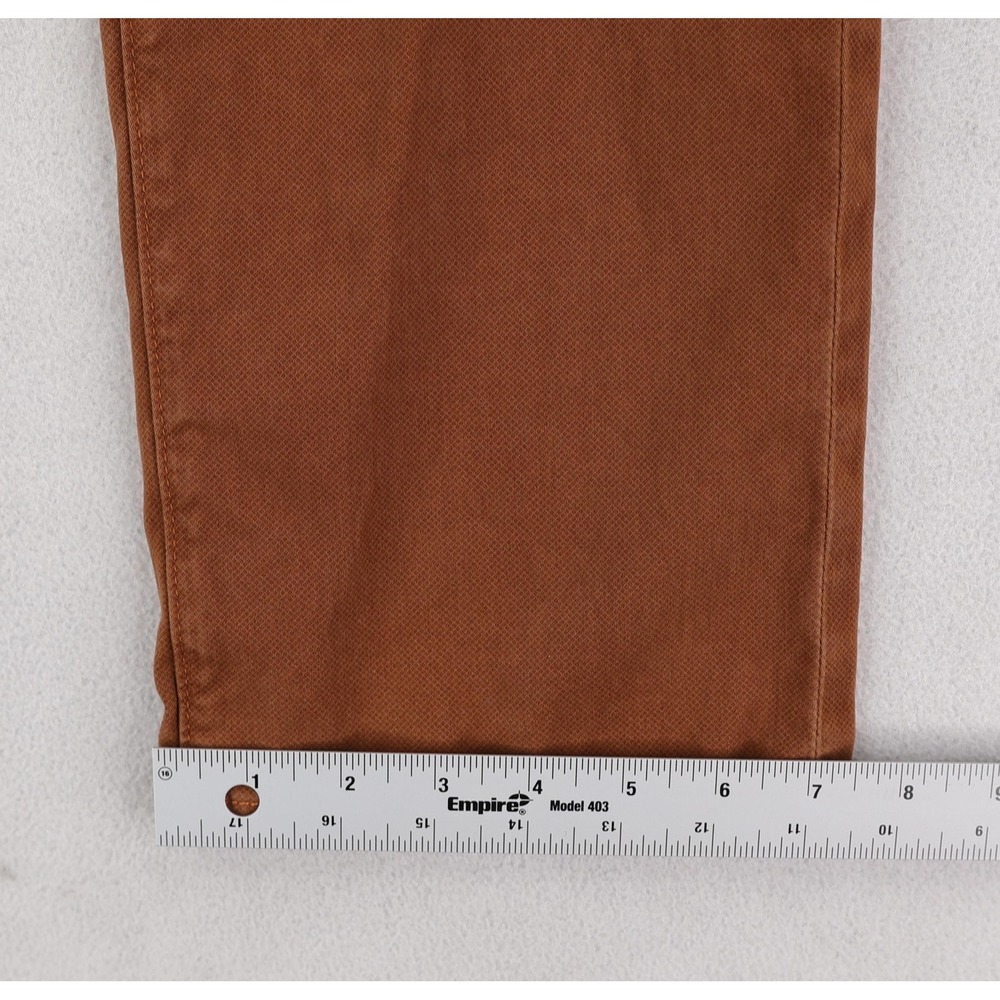 AG Everett Jeans Mens 32x28 Brown Slim Straight Stretch Pants Casual Italy - Picture 12 of 13